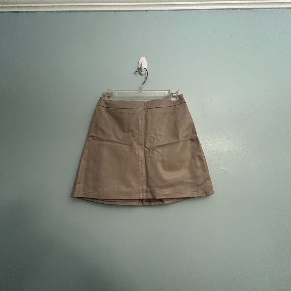 Cupcakes and cashmere leather skirt